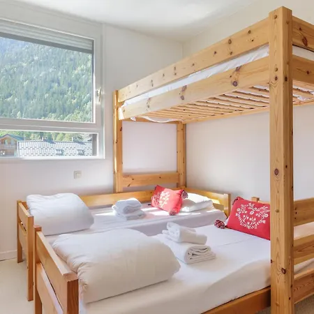 La Vallee Blanche In Balcony & Mont Blanc Views - Happy Apartament